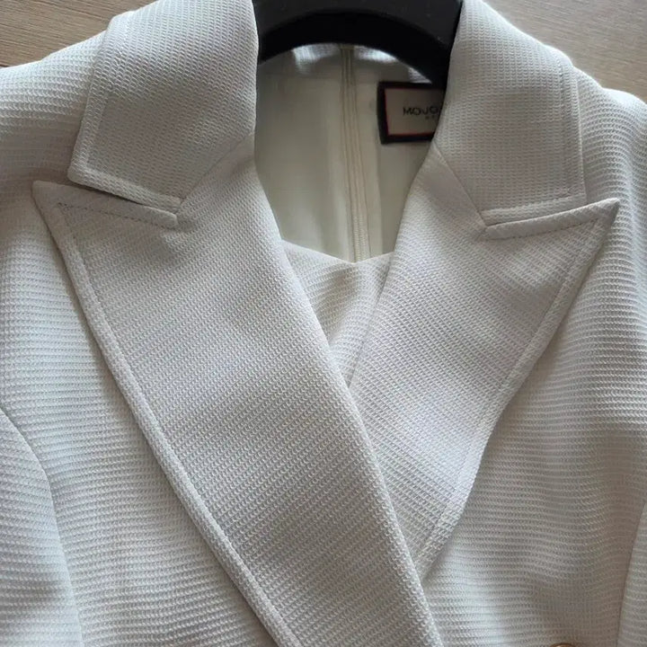 [BUNJANG] Moje Spie Double Button Dress Ivory / 모조에스핀 원피스