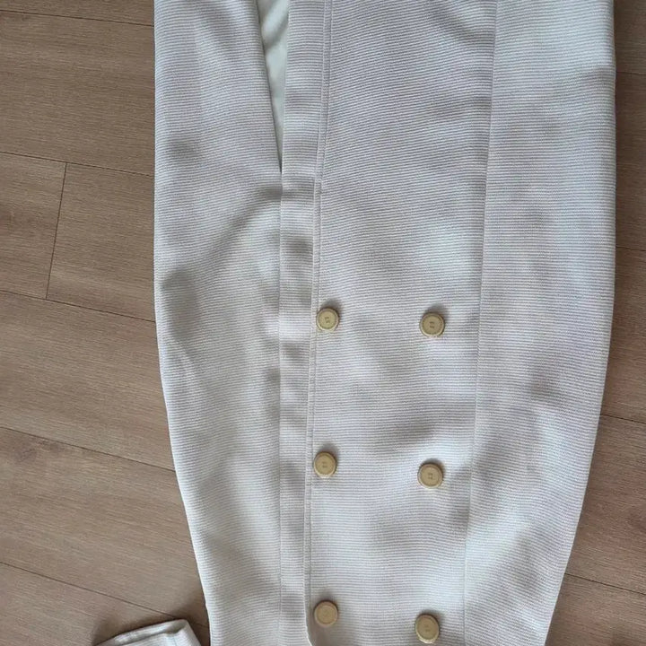 [BUNJANG] Moje Spie Double Button Dress Ivory / 모조에스핀 원피스