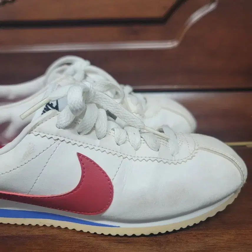 [BUNJANG] Nike Cortez Leather Red Sneakers 235 / 나이키 코르테즈 레더 레드 스니커즈 235