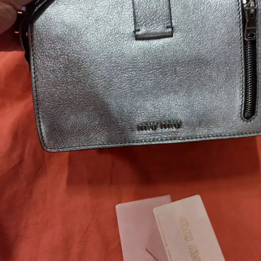 [BUNJANG] Miu Miu Silver Mini Crossbody Bag / 미우미우 실버 미니 크로스백정품