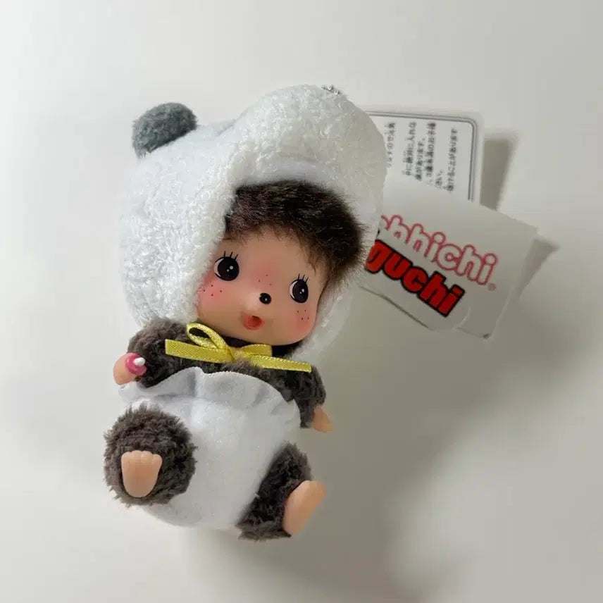 [BUNJANG] Monchhichi Animal Babycchichi Keychain Doll / 판다 몬치치 애니멀 키링 인형 베비치치 ss