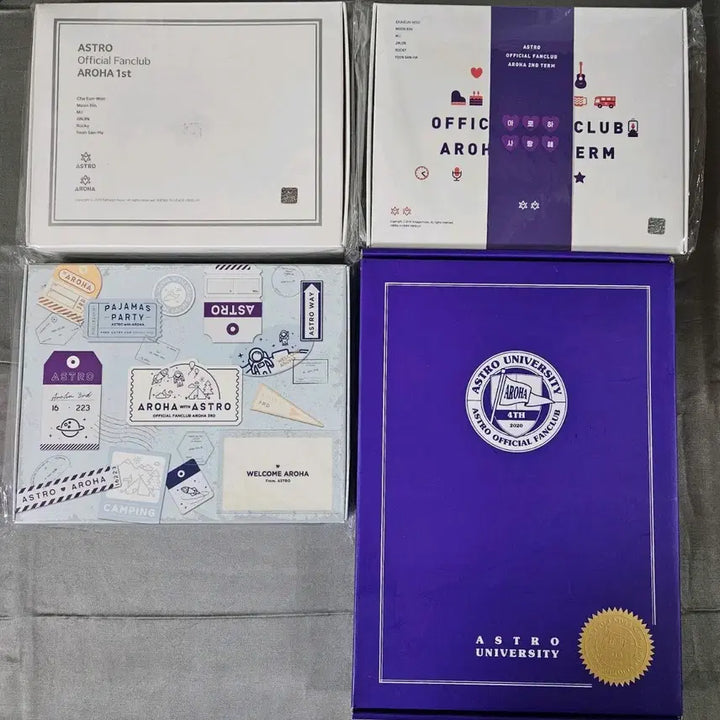 [BUNJANG] ASTRO Aroha Membership Kit Set (1-5) - Eunwoo, Moonbin, Sanha, MJ / 아스트로 astro 아로하12345기세트  총5개 차은우 문빈 산하 mj