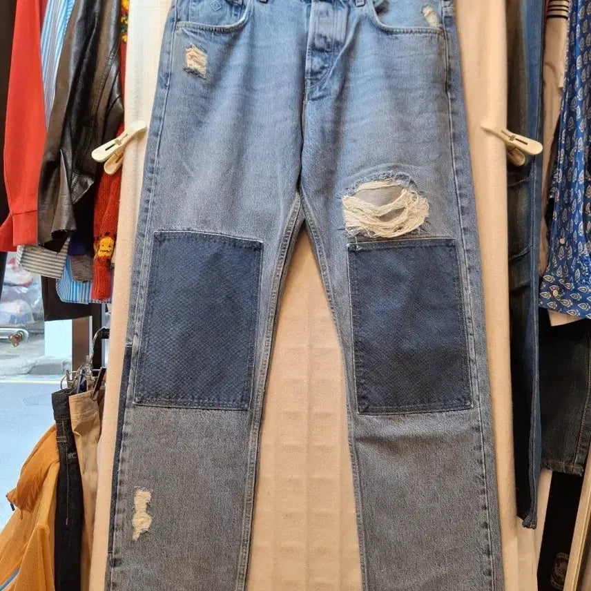 [SOLD OUT] GANT 갭 데님 패치 워크 팬츠