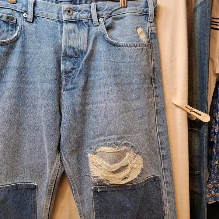[SOLD OUT] GANT 갭 데님 패치 워크 팬츠