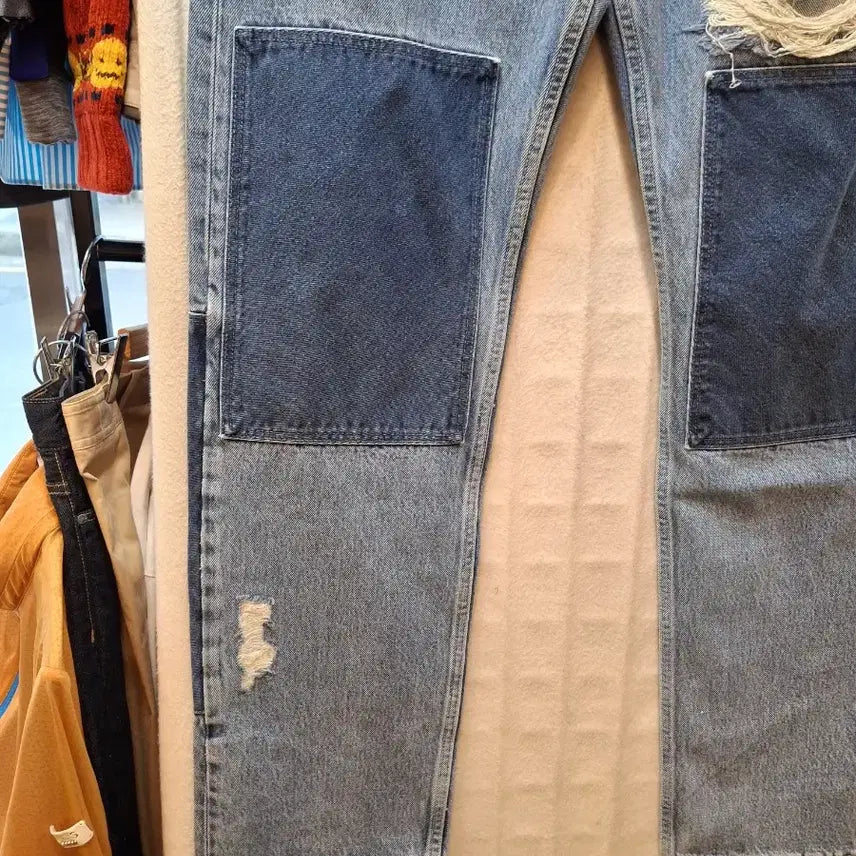 [SOLD OUT] GANT 갭 데님 패치 워크 팬츠