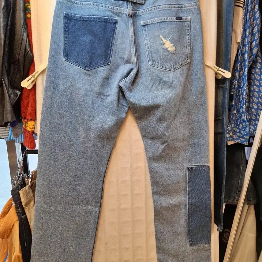 [SOLD OUT] GANT 갭 데님 패치 워크 팬츠