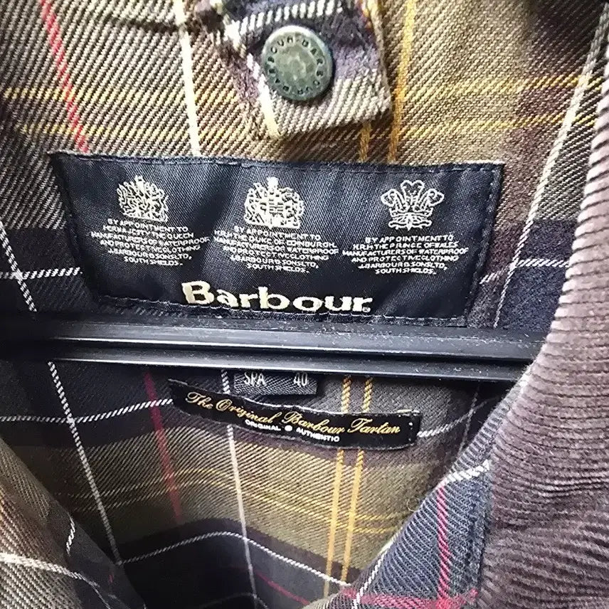 [BUNJANG] Barbour Olive Waxed Jacket / 바버 왁스 자켓 올리브