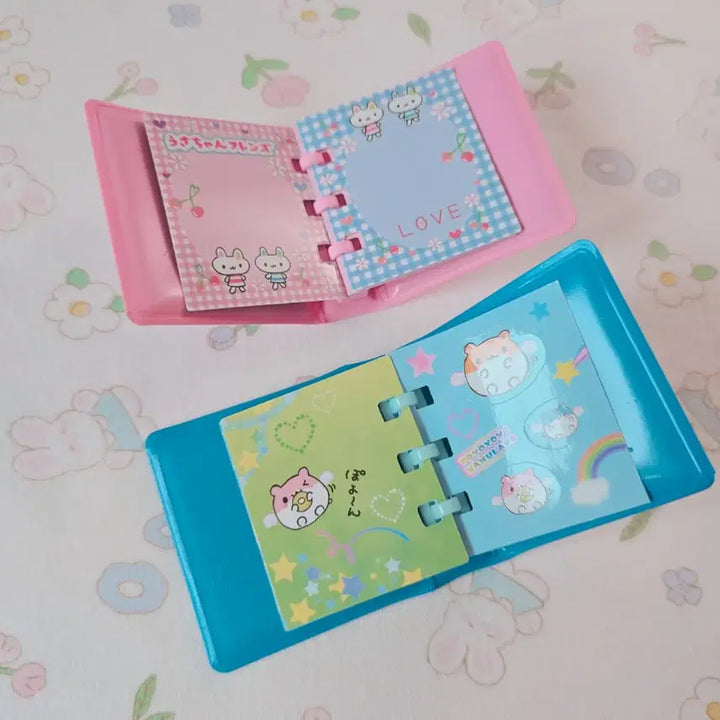 [BUNJANG] Usachan Friends Poyoyong Hamland Mini Seal Binder / 헤이세이)우사찬 프렌즈 포요용 햄랜드 미니  씰 바인더 다꾸
