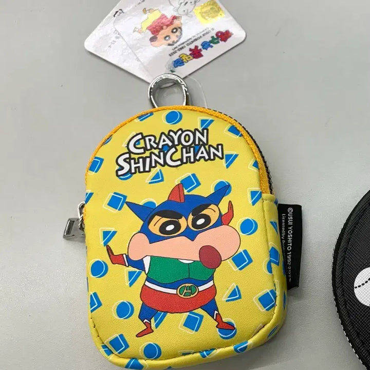 [SOLD OUT] 짱구 유리 맹구 캐릭터 동전지갑 파우치 키링 4종