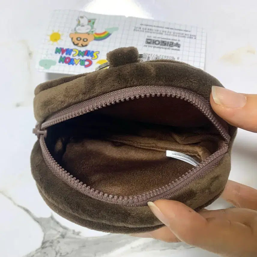 [SOLD OUT] 짱구 유리 맹구 캐릭터 동전지갑 파우치 키링 4종