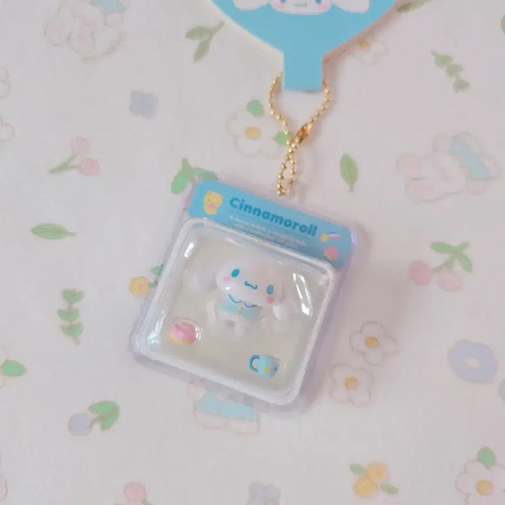 [BUNJANG] Sanrio Cinnamoroll Miniature Charm Figure Keychain / 일본정품)산리오 시나모롤 미니어쳐 참 피규어 키링