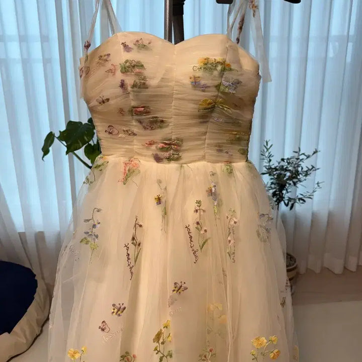 [SOLD OUT] 모반디 플라워셀프웨딩드레스 S