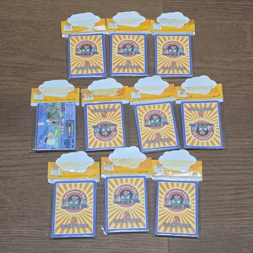 [BUNJANG] Fortress 2 Vintage Retro Game Trading Card Pack Bundle Set / 포트리스2 빈티지 레트로 게임 고전문구 트레이딩 카드 팩 세트 일괄