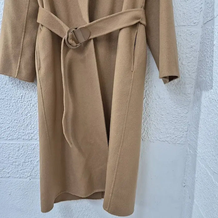 [BUNJANG] Cashmere 100% Ghibling Belted Coat Camel / 캐시미어 100% 지블링 벨트 코트  카멜