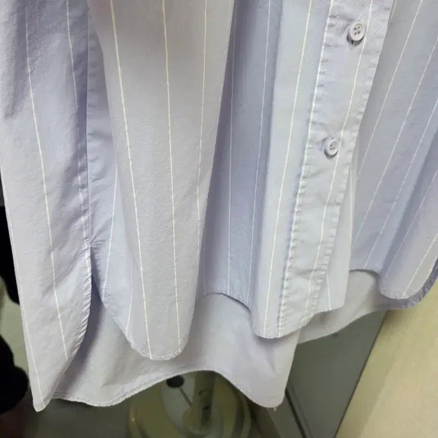 [BUNJANG] The Izat Striped Shirt Dress / 더아이잗 셔츠원피스