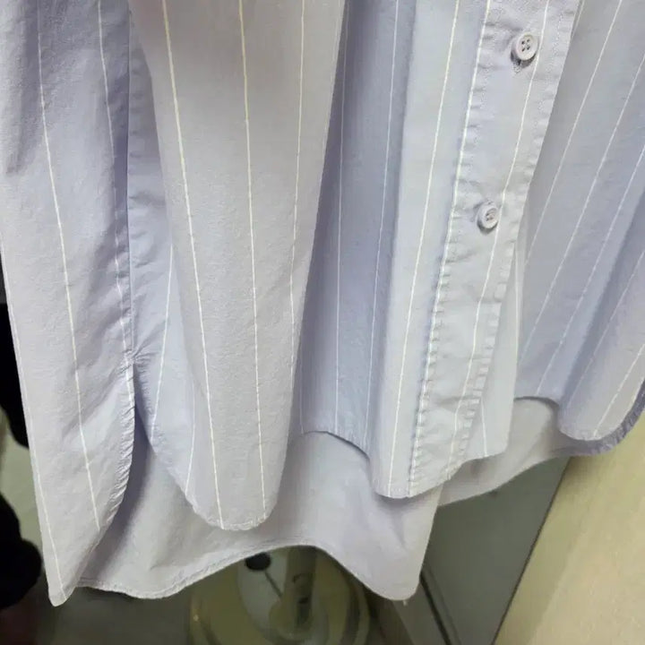 [BUNJANG] The Izat Striped Shirt Dress / 더아이잗 셔츠원피스