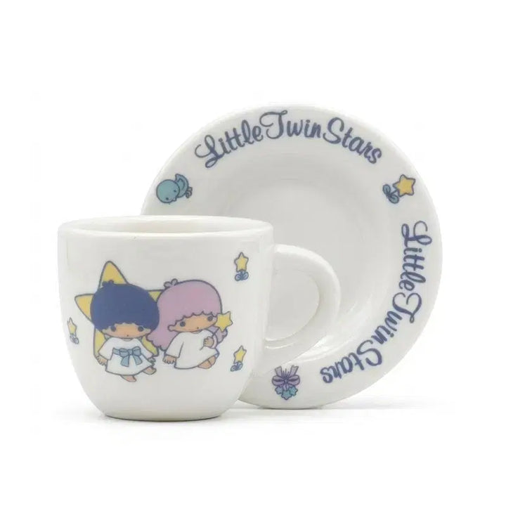 [BUNJANG] Sanrio Little Twin Stars Ceramic Teacup Set / 산리오 도자기 찻잔세트 가챠 - 리틀트윈스타