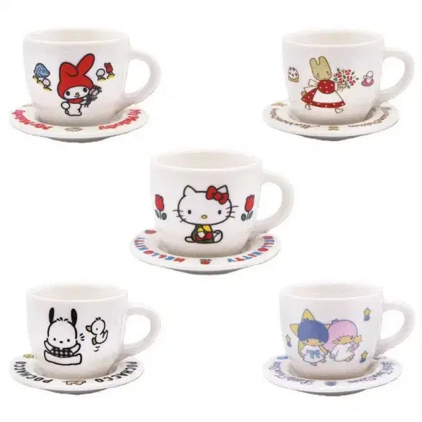 [BUNJANG] Sanrio Little Twin Stars Ceramic Teacup Set / 산리오 도자기 찻잔세트 가챠 - 리틀트윈스타
