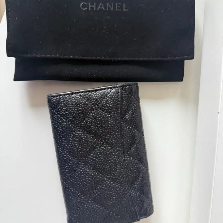 [SOLD OUT] 샤넬 캐비어 카드지갑 블랙