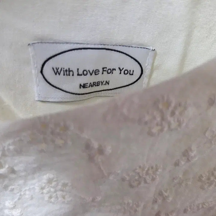 [BUNJANG] Ivory Punching Short Sleeve Long Dress / 아이보리 펀칭 반팔 롱 원피스