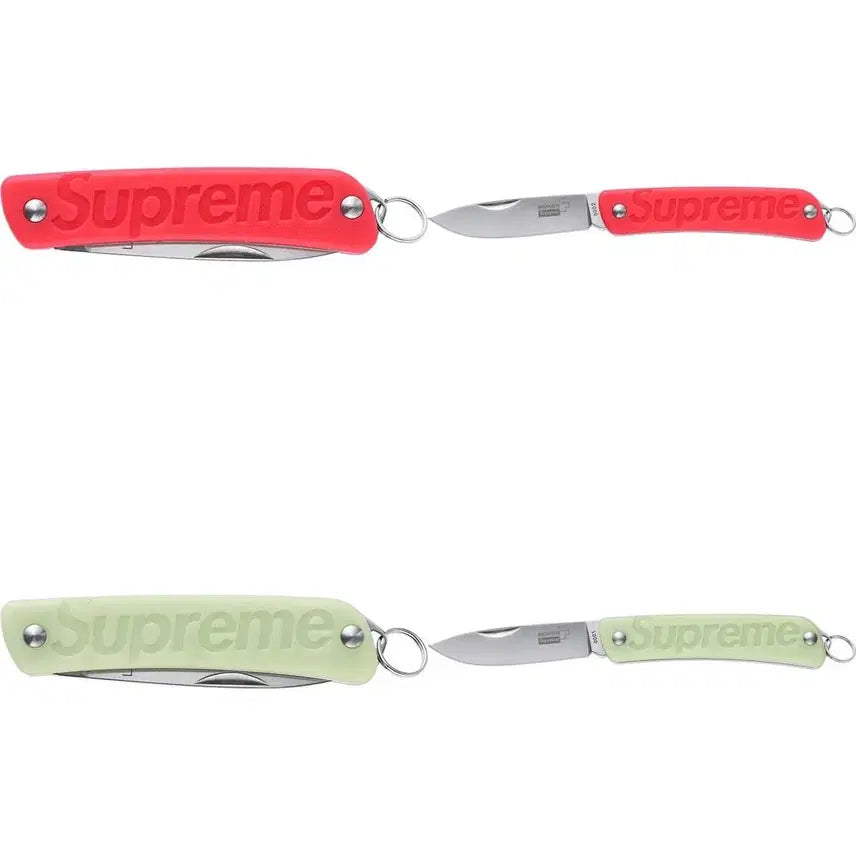 [BUNJANG] Supreme Boker Keychain Knife Glow-in-the-Dark 22FW / 슈프림 보커 키체인 나이프 글로우 인 더 다크 - 22FW