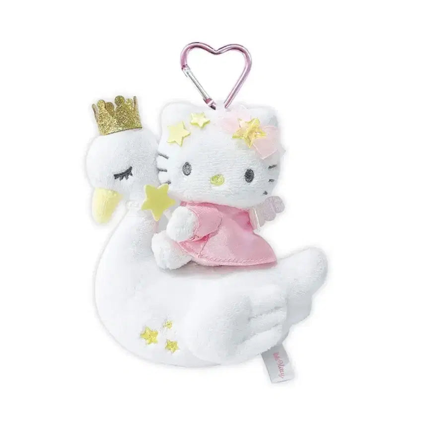 [BUNJANG] Hello Kitty Fantasy Swan Kitty Mascot Keyring / 헬로키티 판타지 백조 스완 키티 마스코트 키링