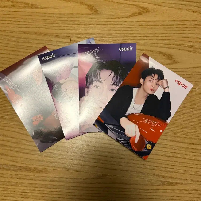 [BUNJANG] NCT Mark Espoir Postcard Set / 마크 에스쁘아 엽서 4종 양도합니다