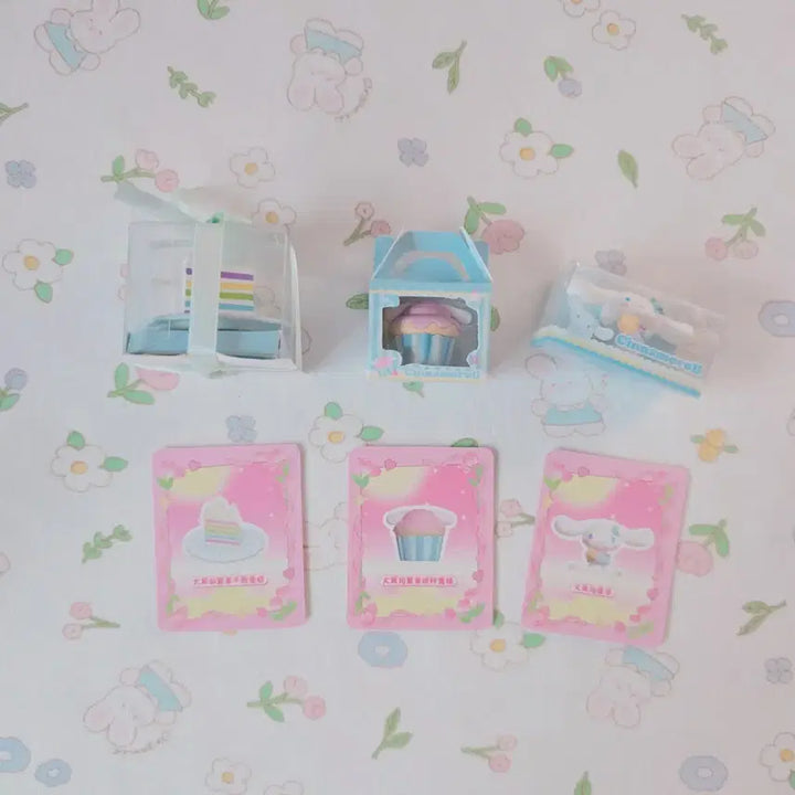 [BUNJANG] Cinnamoroll Dessert Series Miniature Figure Full Set / 시나모롤 디저트 시리즈 미니어쳐 피규어 올 클리어 풀세트