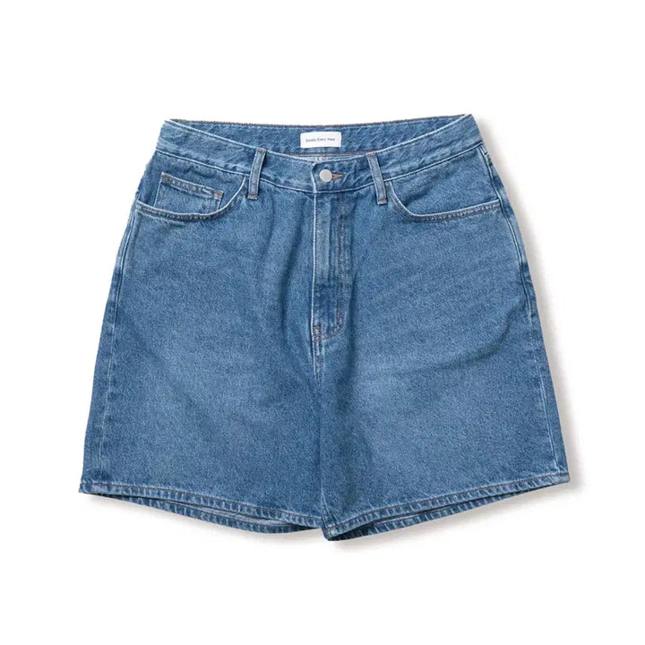 [BUNJANG] Steady, Everywhere Regular Denim Shorts (Medium Blue) Size 3 / 스테디에브리웨어 레귤러 데님 쇼츠 (미디엄 블루) 3사이즈 판매합니다