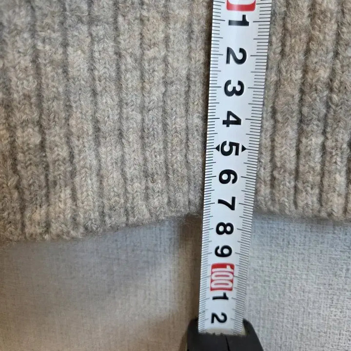 [BUNJANG] Light Gray Knit Dress / 라이트 그레이 여자 니트 원피스 FREE M7128