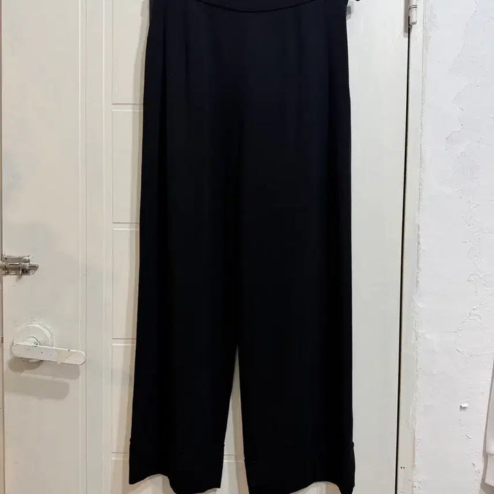 [BUNJANG] Max Mara Black Wide Leg Pants / 막스마라 검정 와이드 팬츠