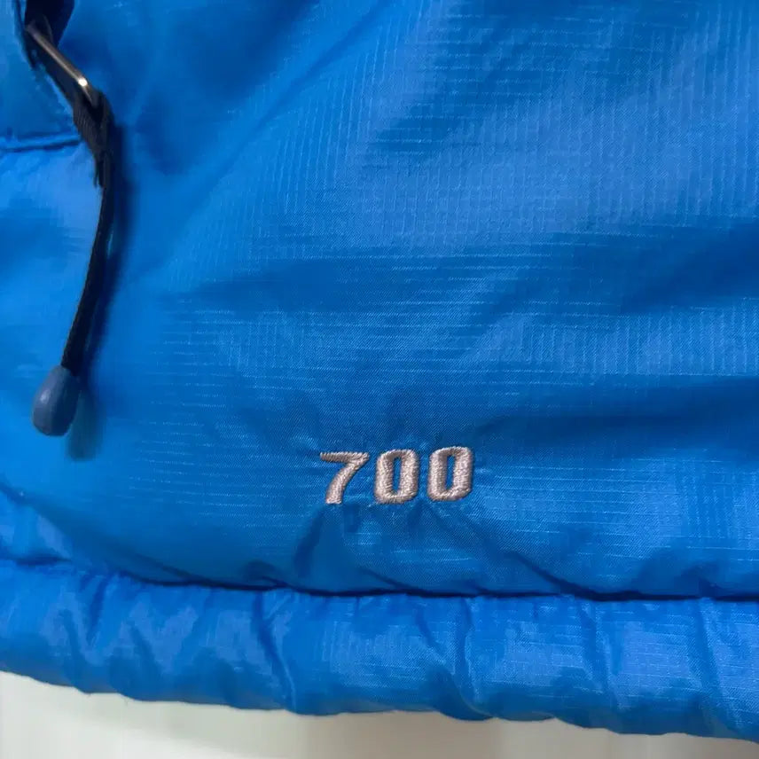 [SOLD OUT] 노스페이스 700 눕시 패딩 조끼 블루/블랙