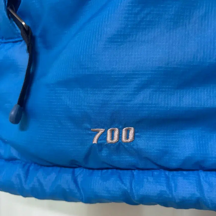 [SOLD OUT] 노스페이스 700 눕시 패딩 조끼 블루/블랙