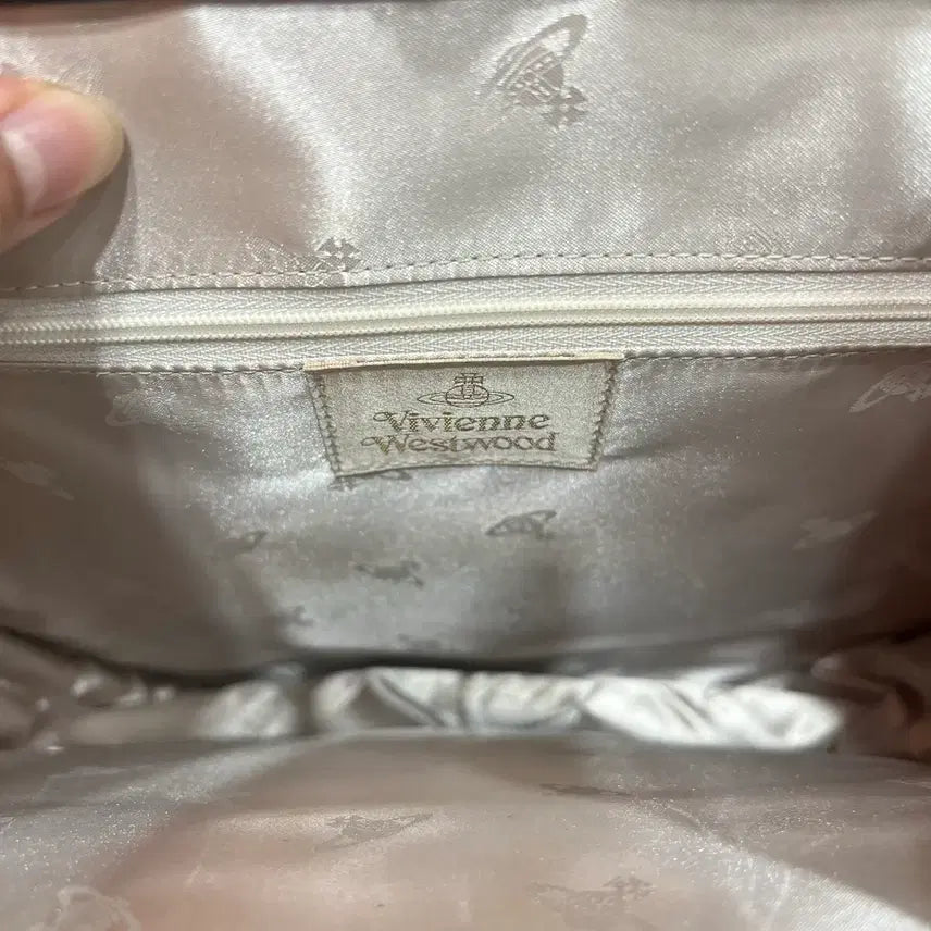[BUNJANG] Vivienne Westwood Tartan Check Canvas Tote Bag / [정품] 비비안웨스트우드 타탄체크 캔버스 리얼 송치 토트백