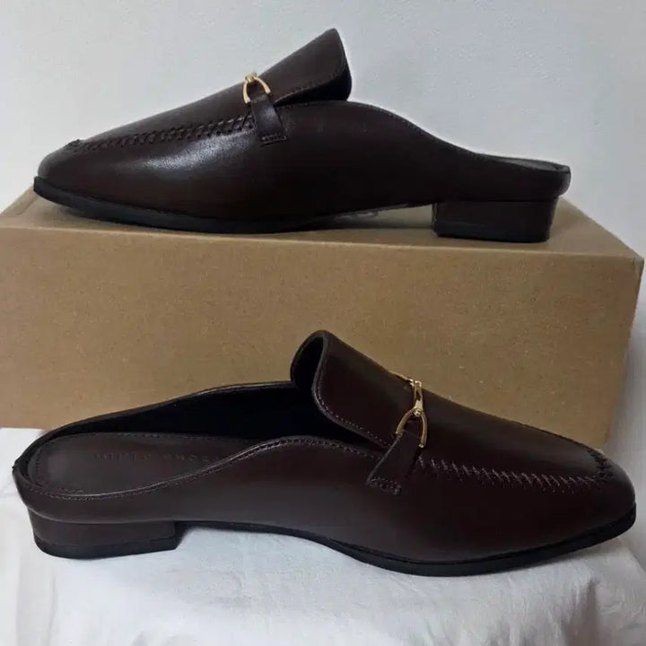 [BUNJANG] Brown Mules (New) / 밤색 뮬((새상품))