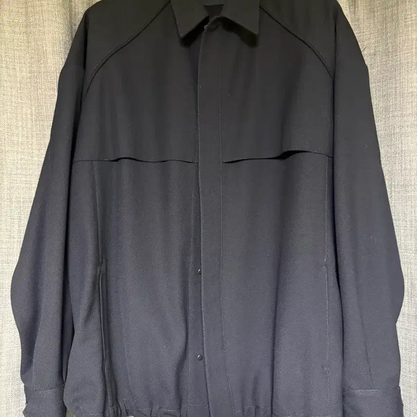 [BUNJANG] Juun.J Wool Poly Twill Snap Blouson Jacket (Size 46) / 준지 25fw 울 폴리 트윌 스냅 블루종 자켓 46사이즈