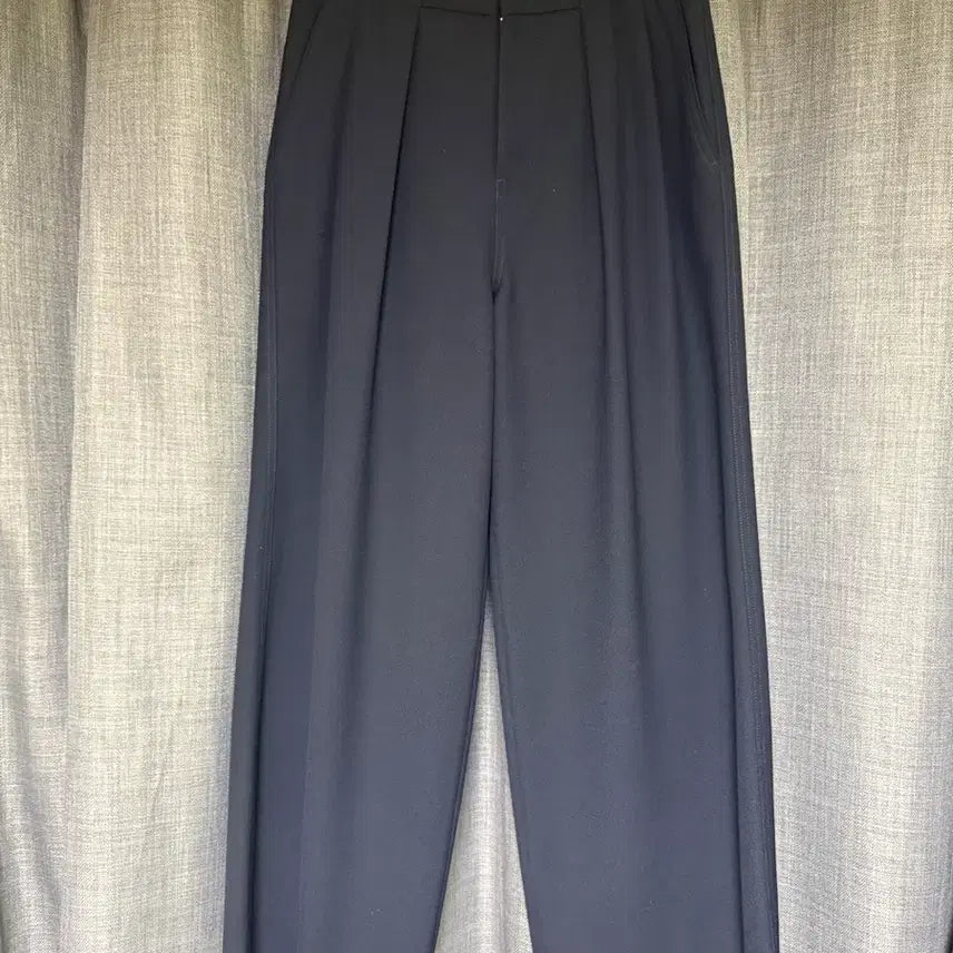 [BUNJANG] Juun.J Wool Poly Twill Belted Pants / 준지 25fw 울 폴리 트윌 벨티드 팬츠 46