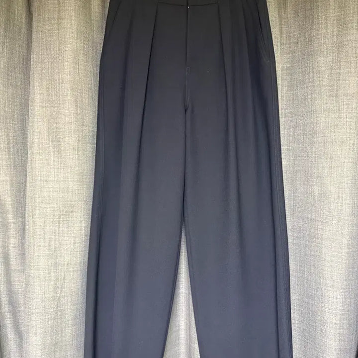 [BUNJANG] Juun.J Wool Poly Twill Belted Pants / 준지 25fw 울 폴리 트윌 벨티드 팬츠 46