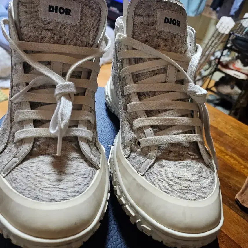 [BUNJANG] Dior B28 High-Top Sneakers / 정품/디올b28하이탑스니커즈39(250)