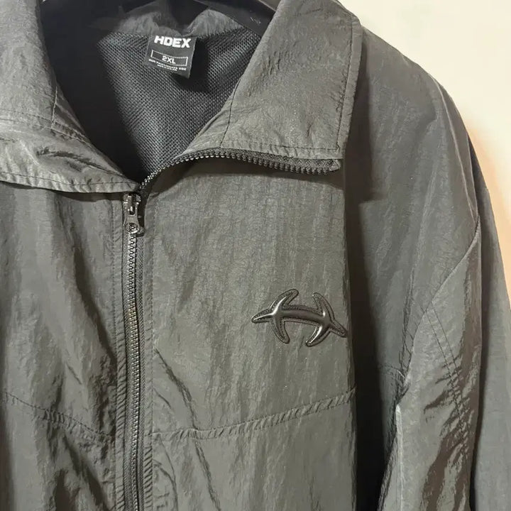 [SOLD OUT] HDEX 차콜 나일론 바람막이 에어메쉬 2XL