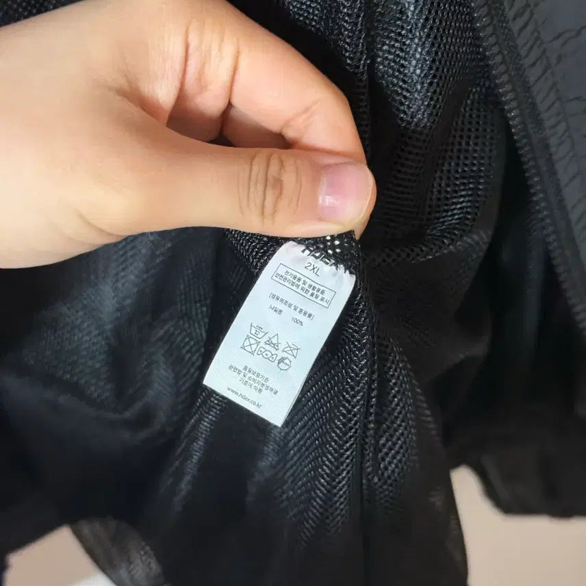 [SOLD OUT] HDEX 차콜 나일론 바람막이 에어메쉬 2XL