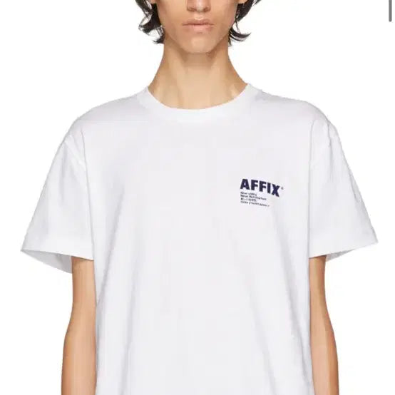 [BUNJANG] Affix Logo T-shirt White XL / 애픽스 AFFIX 로고 티셔츠 화이트 XL