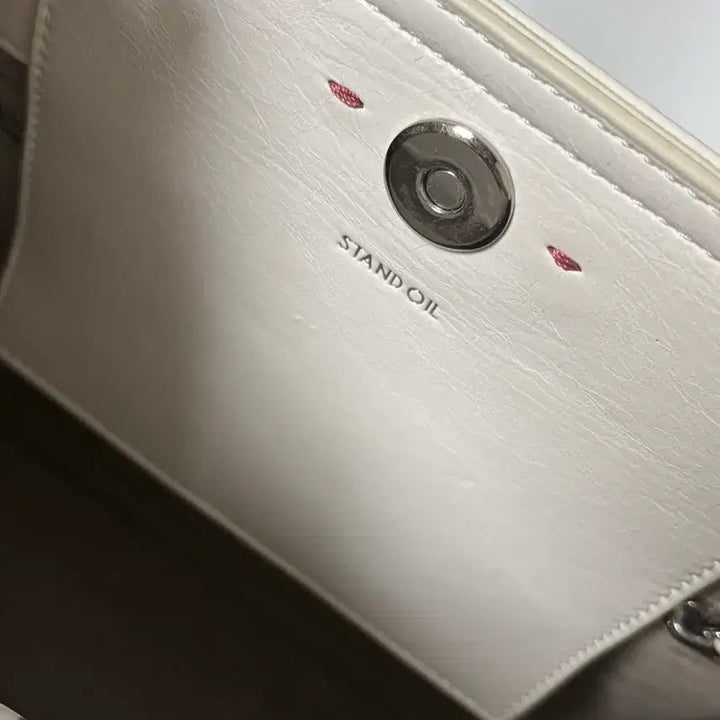 [BUNJANG] Standoil Oblong Bag Mini Cream Shoulder Bag / 스탠드오일 오블롱백 미니 크림 숄더백