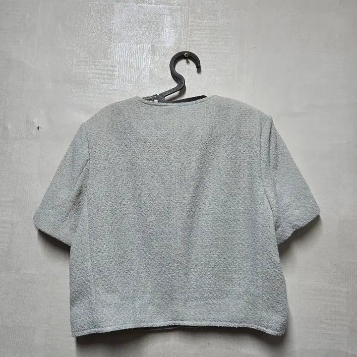 [BUNJANG] 8Seconds Tweed Short-Sleeve Jacket / 에잇세컨즈 트위드 반팔 쟈켓 S