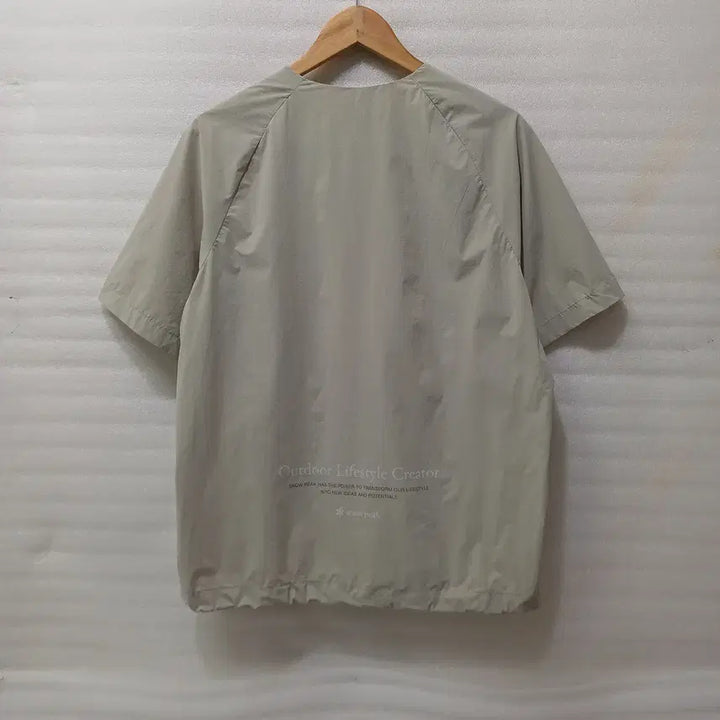 [BUNJANG] Snow Peak Lightweight Woven Half-Sleeve Jumper Tee / 스노우피크 경량 우븐 반팔 점퍼 티 점퍼 남성 루즈 S 훌륭 사랑봉봉