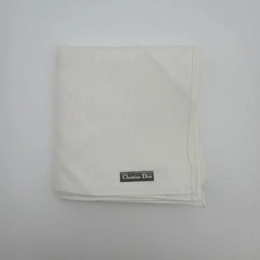 [BUNJANG] Dior Logo Pattern Jacquard Handkerchief Scarf / 디올 손수건 스카프 정장용 포켓치프 JRSBCF11735-1235-01
