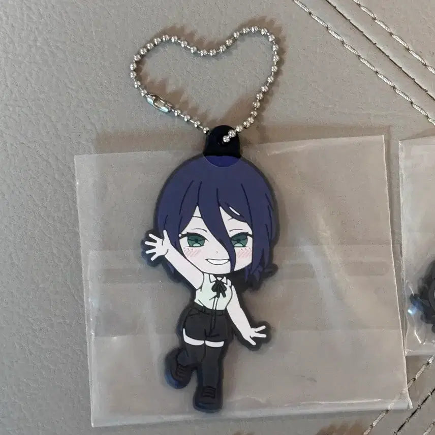 [BUNJANG] Chainsaw Man Ichiban Kuji Prize I Rubber Keychain Set - Reze, Angel, Beam / 체인소맨 쿠지 제일복권 I상 고무 러버 키링 일괄 레제 천사 빔