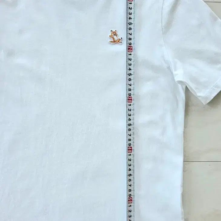 [SOLD OUT] 메종 키치네 칠렉스폭스 패치 화이트티.XS.