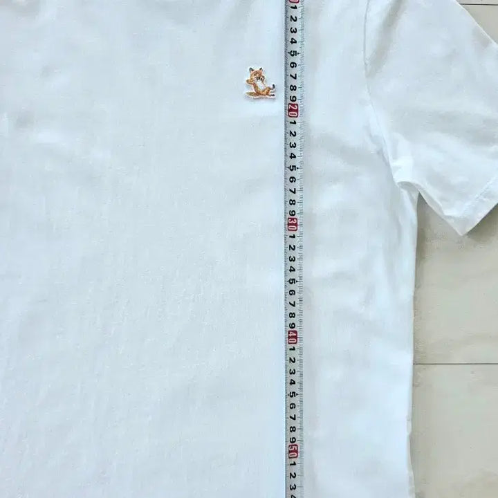 [SOLD OUT] 메종 키치네 칠렉스폭스 패치 화이트티.XS.