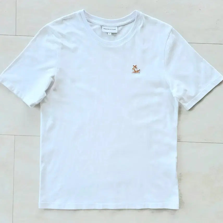 [SOLD OUT] 메종 키치네 칠렉스폭스 패치 화이트티.XS.
